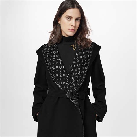 lv hooded wrap coat|louis vuitton hooded wrap.